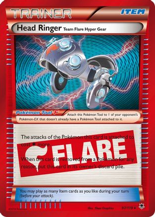 Image of Head Ringer 097/119  - Holofoil XY  Phantom Forces - Holo Rare