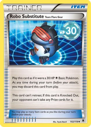 Image of Robo Substitute 102/119  - Reverse Holofoil XY  Phantom Forces - Uncommon