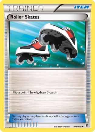 Image of Roller Skates 103/119  XY  Phantom Forces - Uncommon