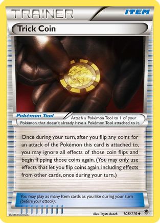 Image of Trick Coin 108/119  XY  Phantom Forces - Uncommon