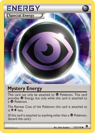 Image of Mystery Energy 112/119  - Reverse Holofoil XY  Phantom Forces - Uncommon