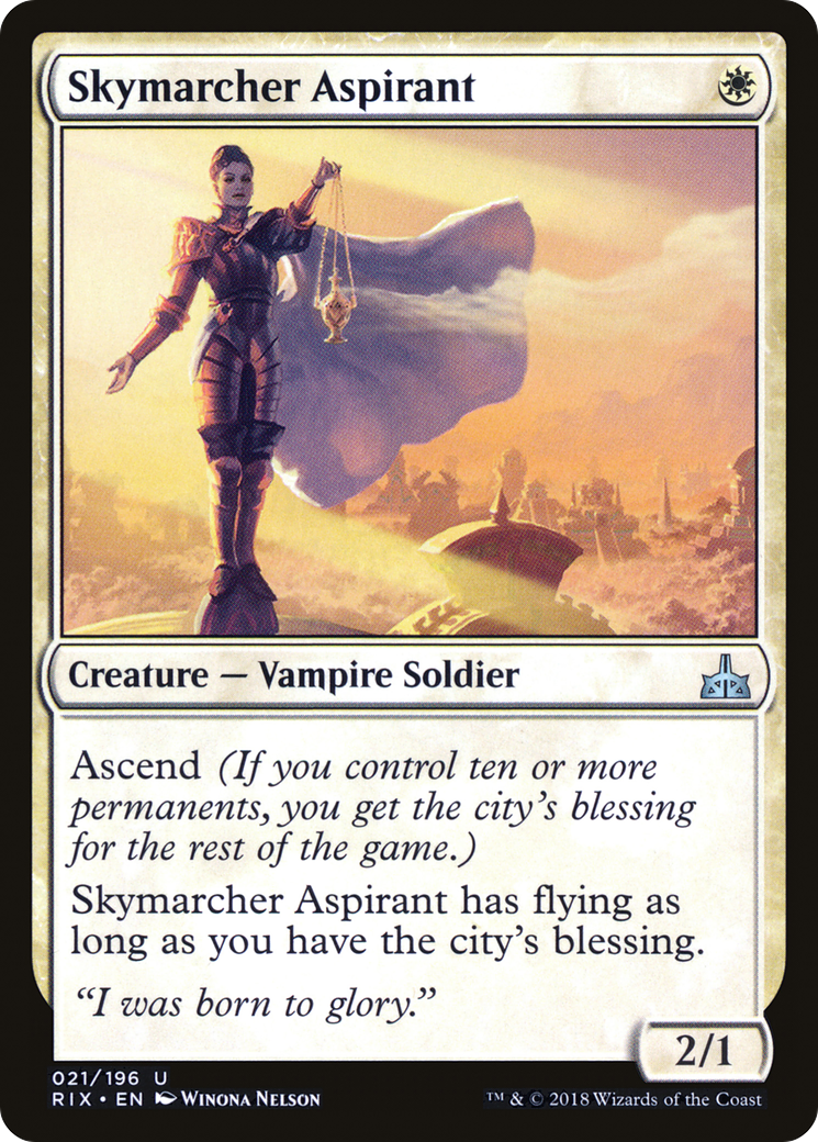 Image of Skymarcher Aspirant (RIX-021) - Rivals of Ixalan Foil