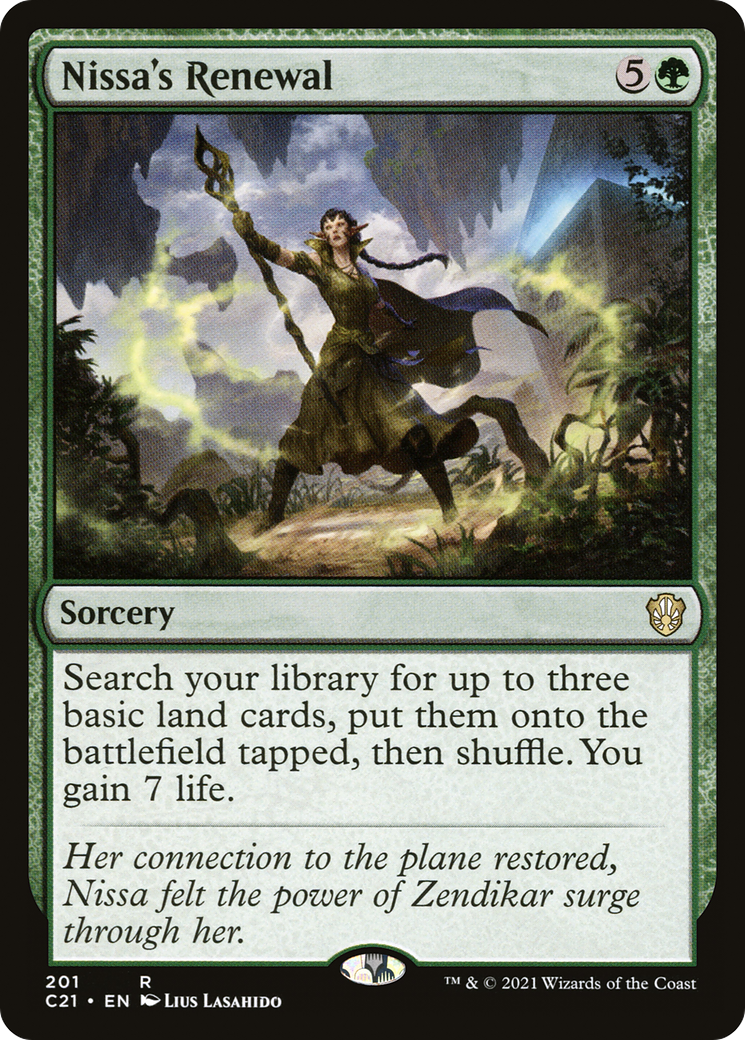 Image of Nissa's Renewal (C21-201) - Commander 2021