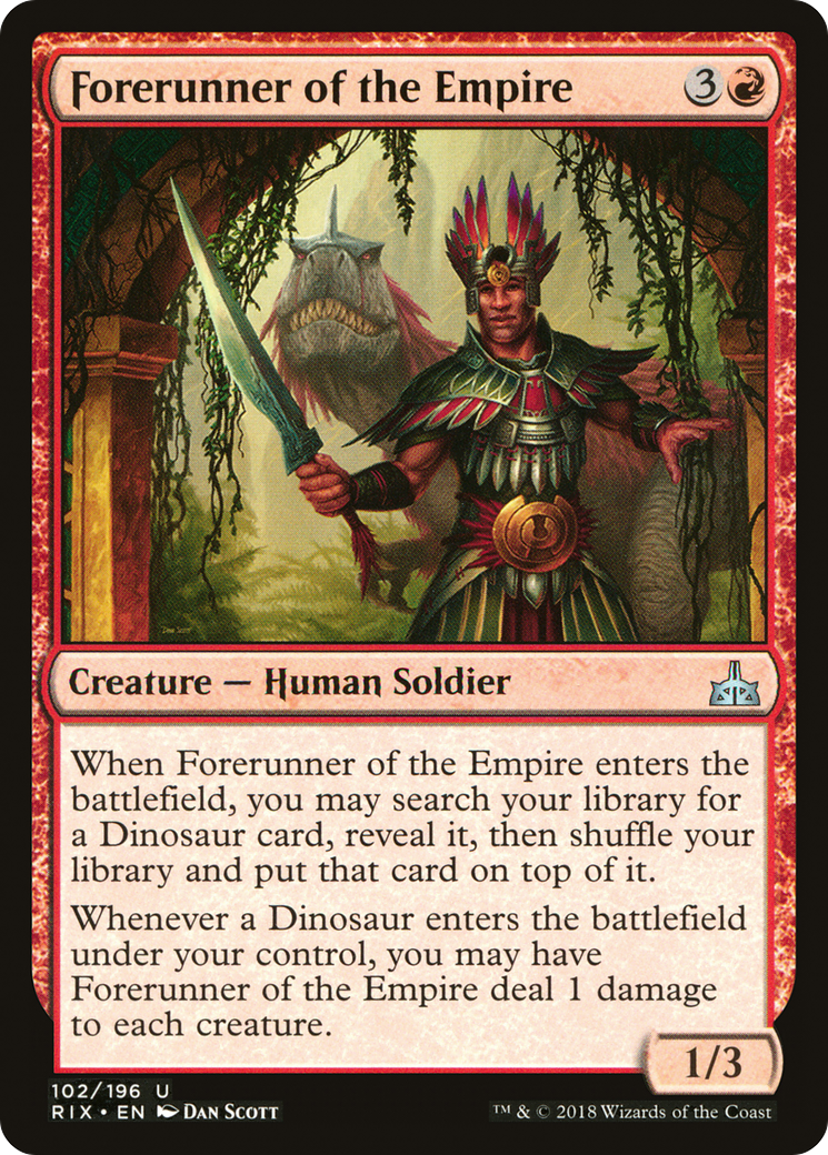 Image of Forerunner of the Empire (RIX-102) - Rivals of Ixalan Foil