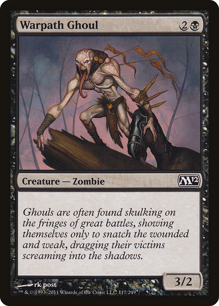 Image of Warpath Ghoul (M12-117) - Magic 2012 Foil