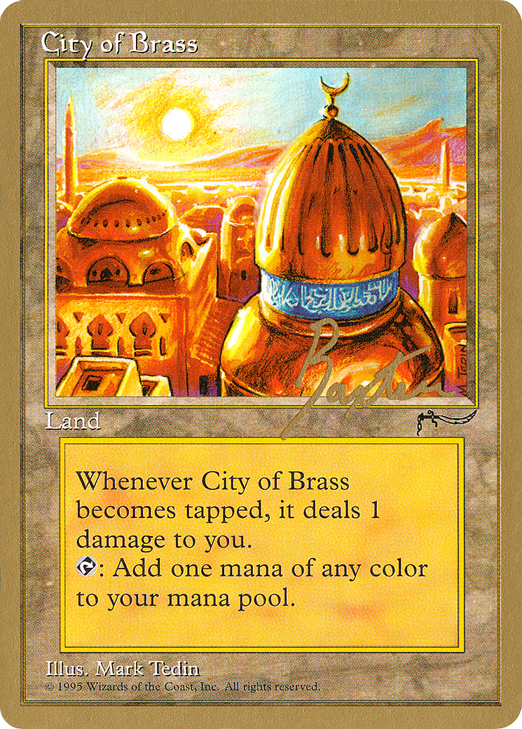 Image of City of Brass - 1996 George Baxter (ARN) (WCD-) - Pro Tour Collector Set