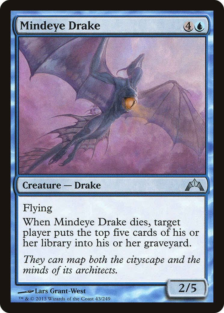 Image of Mindeye Drake (GTC-043) - Gatecrash Foil