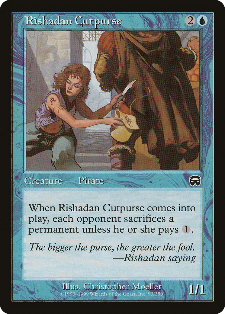 Image of Rishadan Cutpurse (MMQ-093) - Mercadian Masques Foil