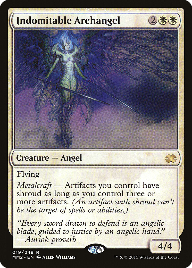 Image of Indomitable Archangel (MM2-019) - Modern Masters 2015 Foil