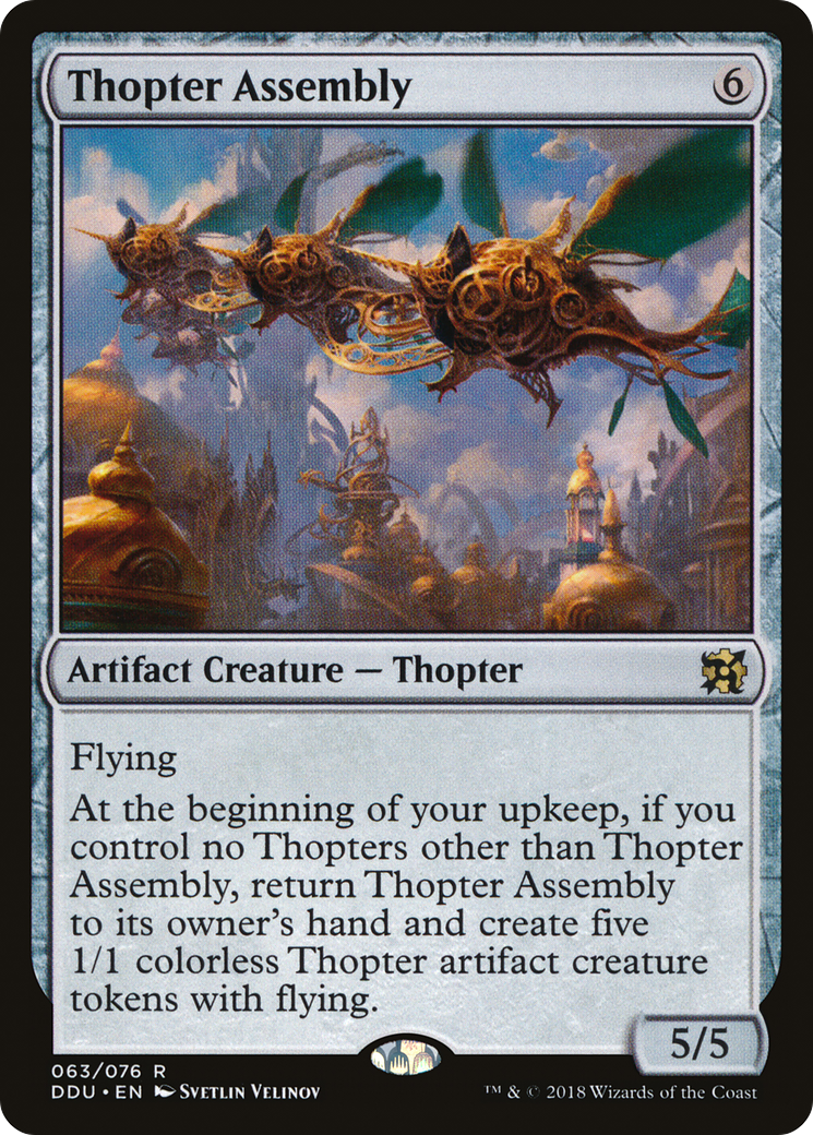 Image of Thopter Assembly (DDU-063) - Duel Decks: Elves vs. Inventors