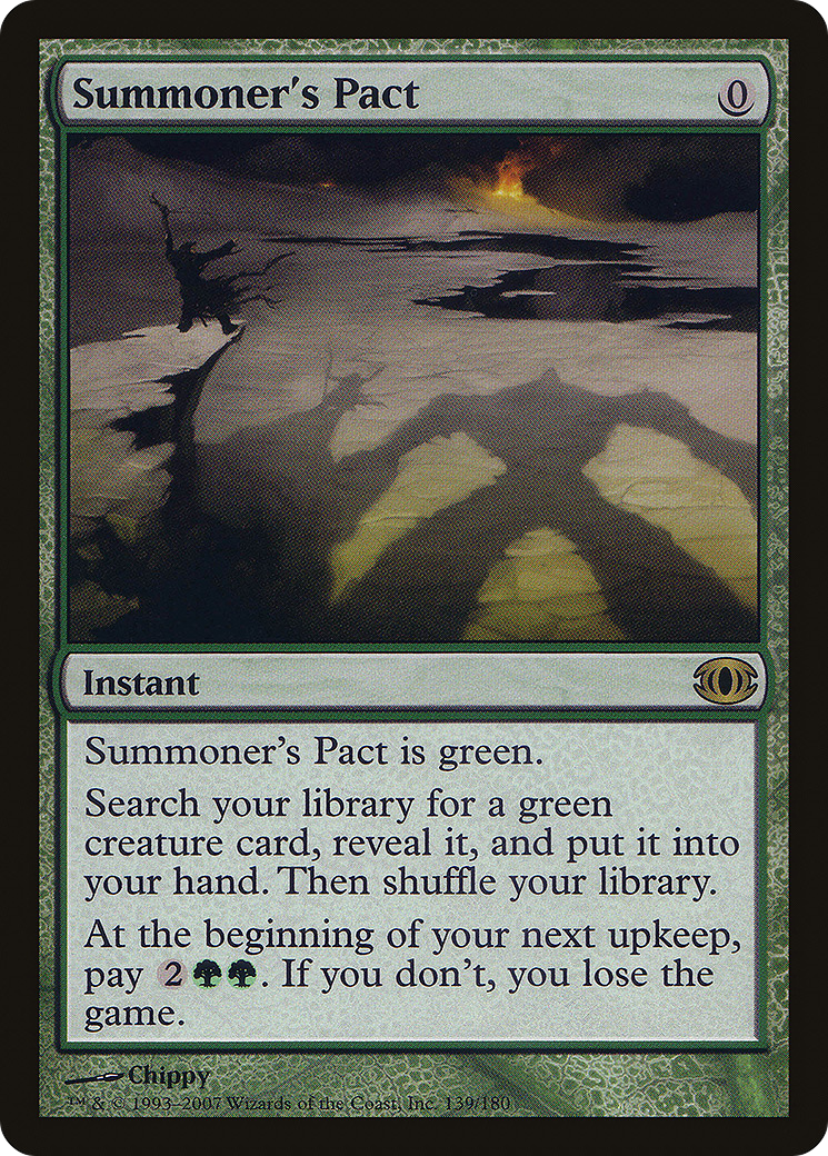 Image of Summoner's Pact (FUT-139) - Future Sight Foil
