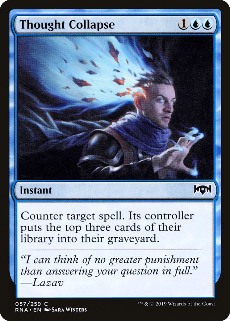 Image of Thought Collapse (RNA-057) - Ravnica Allegiance