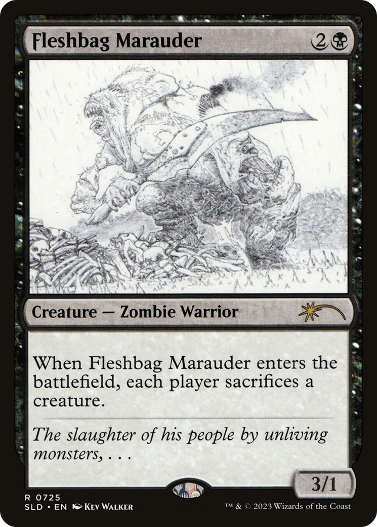 Image of Fleshbag Marauder (Sketch Showcase) (SLD-725) - Secret Lair Drop Foil