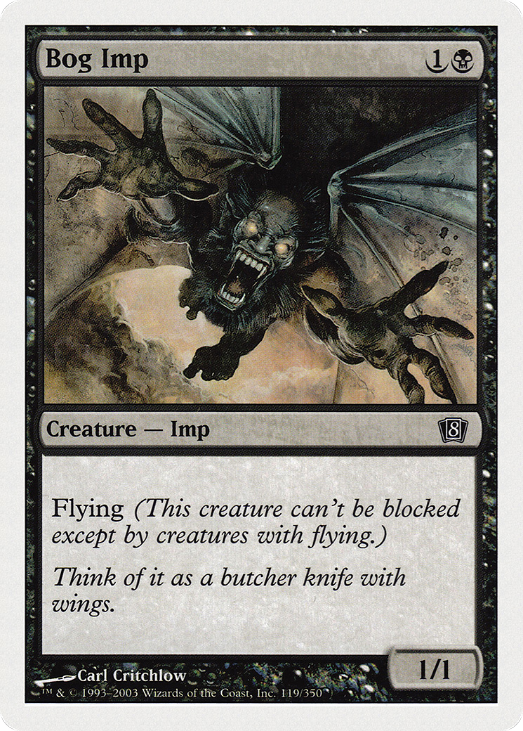 Image of Bog Imp (8ED-119) - 8th Edition Foil