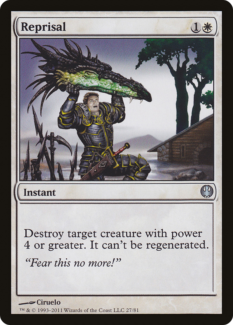 Image of Reprisal (DDG-027) - Duel Decks: Knights vs. Dragons