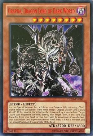 Image of Grapha, Dragon Lord of Dark World (Red) (DL18-EN006) - Duelist League Promo Unlimited