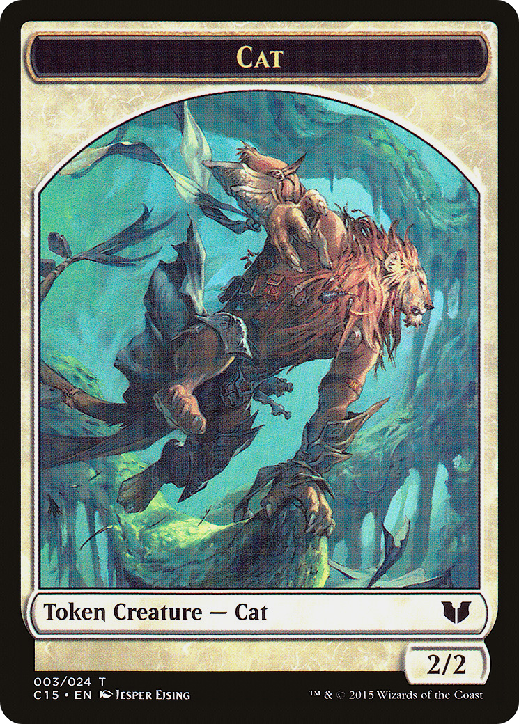 Image of Cat (C15-003) - Commander 2015 Tokens