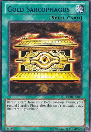Image of Gold Sarcophagus (Purple) (DL18-EN011) - Duelist League Promo Unlimited