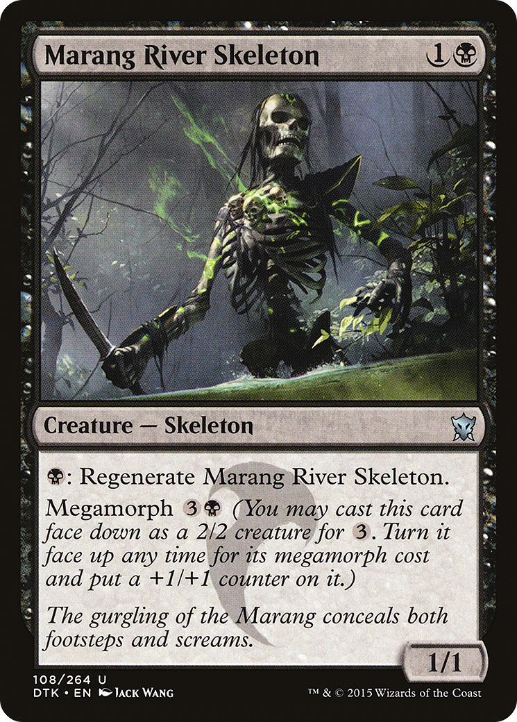 Image of Marang River Skeleton (DTK-108) - Dragons of Tarkir Foil