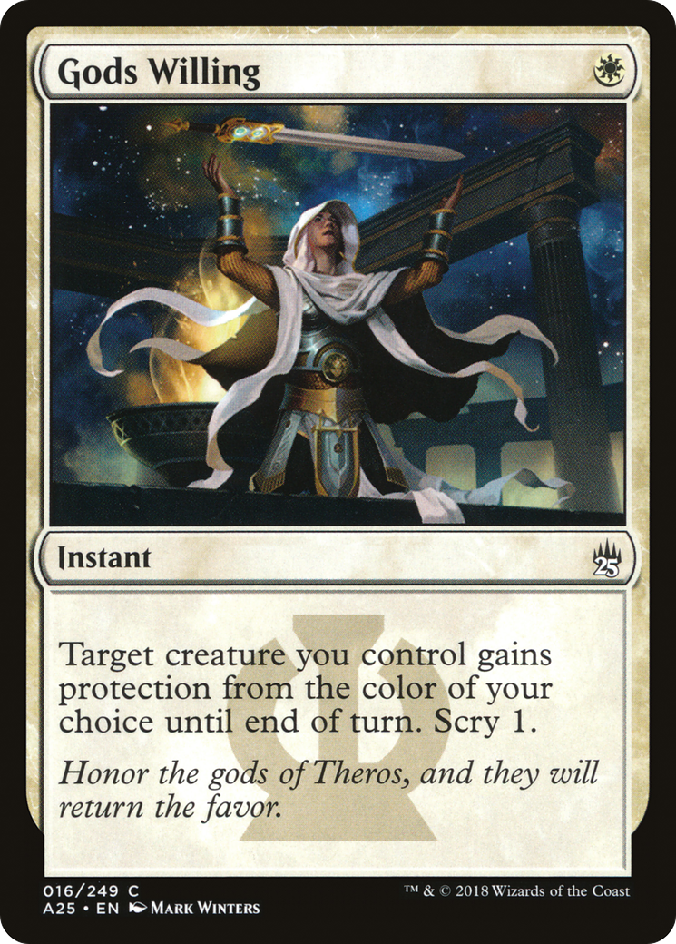 Image of Gods Willing (A25-016) - Masters 25