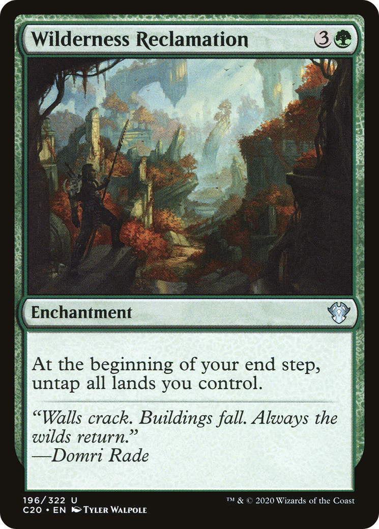 Image of Wilderness Reclamation (C20-196) - Commander 2020