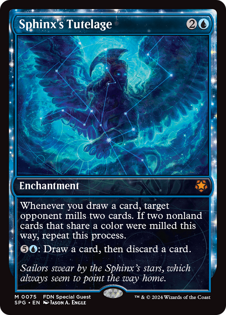 Image of Sphinx's Tutelage (Showcase) (SPG-075) - Special Guests: (Showcase, enchantment) Foil