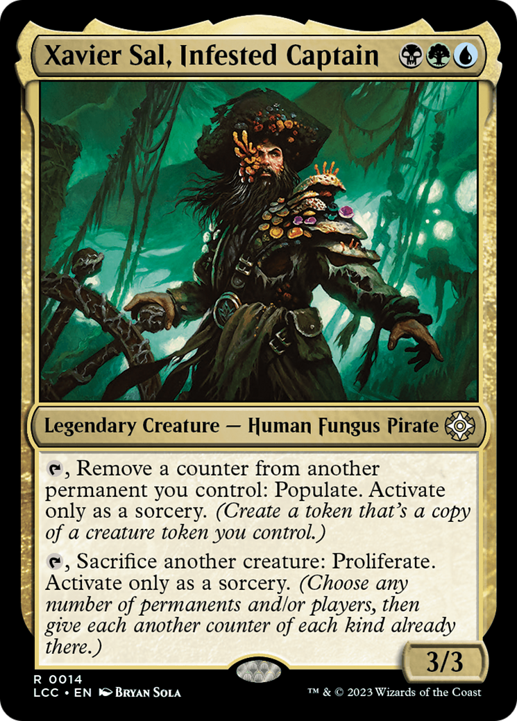 Image of Xavier Sal, Infested Captain (LCC-014) - The Lost Caverns of Ixalan Commander