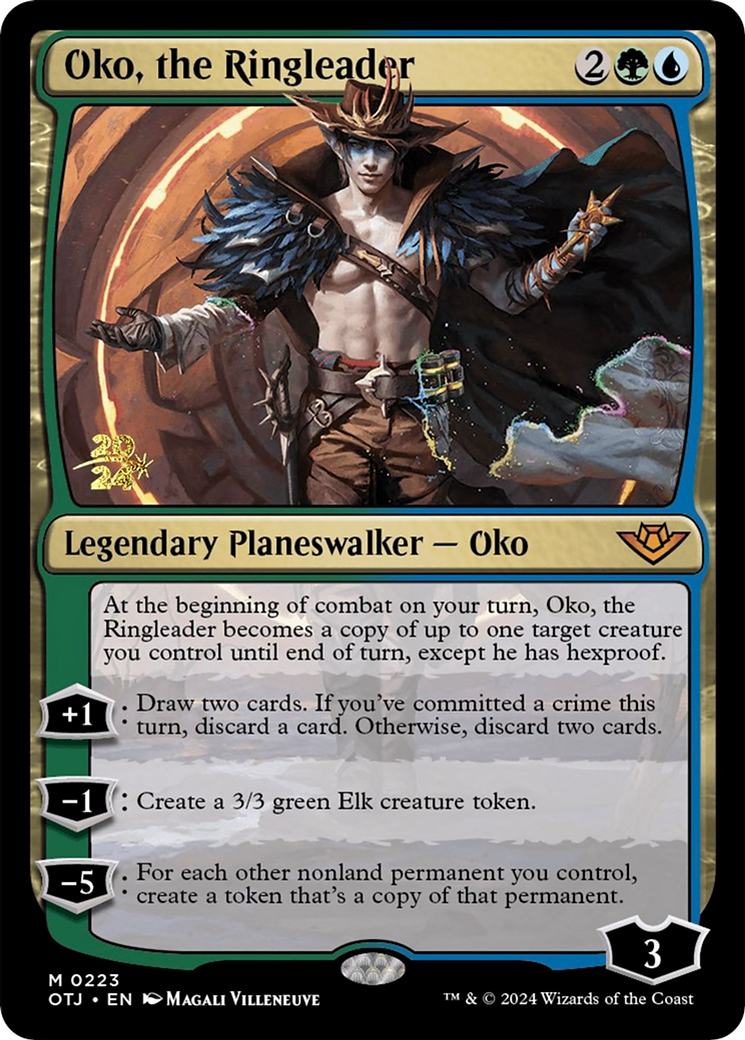 Image of Oko, the Ringleader (PRE-223) - Outlaws of Thunder Junction Promos Foil