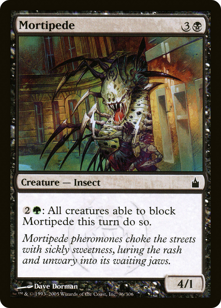 Image of Mortipede (RAV-096) - Ravnica: City of Guilds