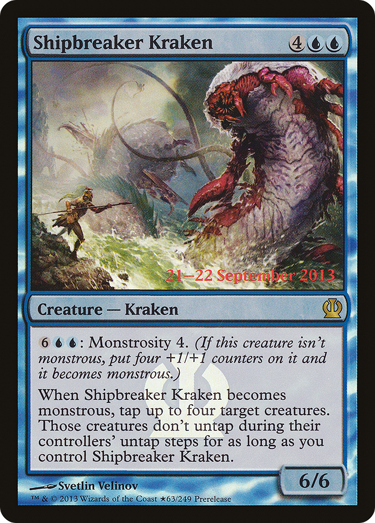 Image of Shipbreaker Kraken (PRE-063) - Theros Promos Foil