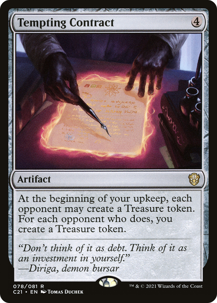 Image of Tempting Contract (C21-078) - Commander 2021