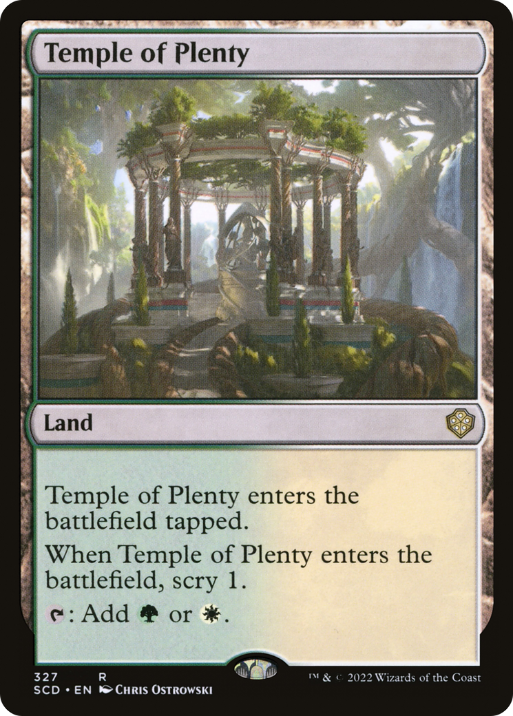 Image of Temple of Plenty (SCD-327) - Starter Commander Decks