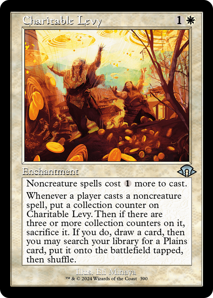 Image of Charitable Levy (Retro Frame) (MH3-390) - Modern Horizons 3 Foil