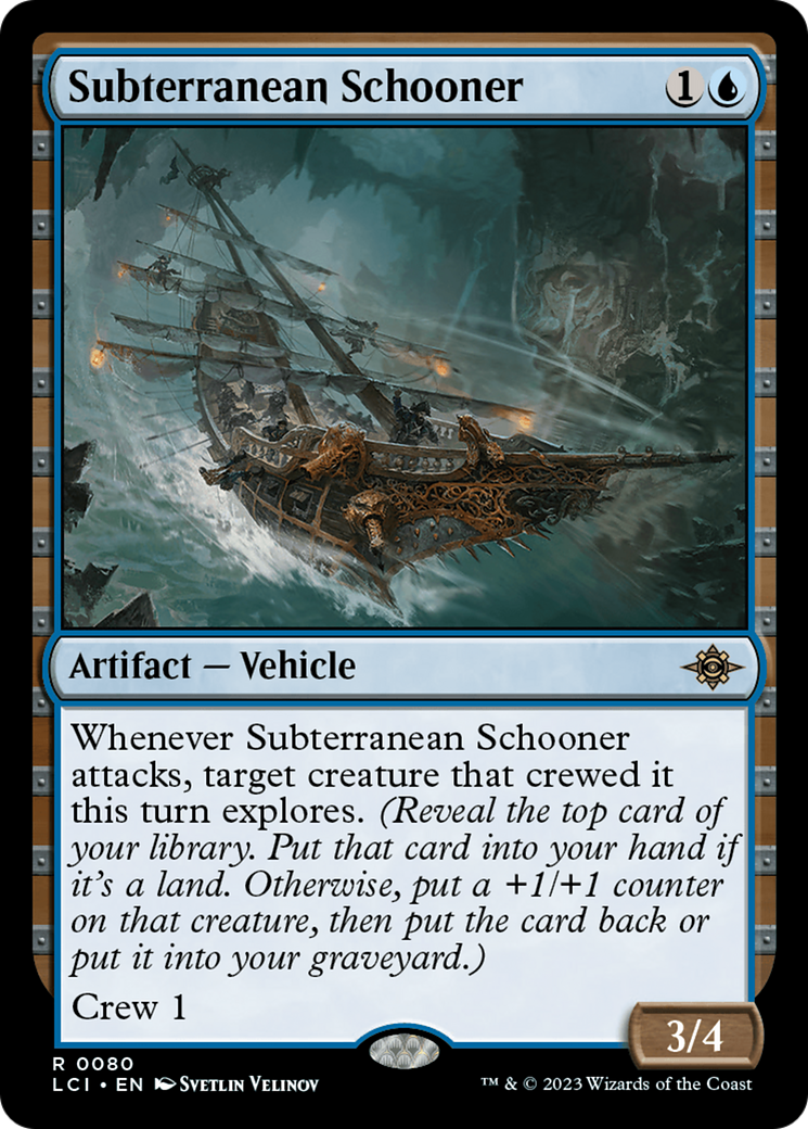 Image of Subterranean Schooner (LCI-080) - The Lost Caverns of Ixalan Foil