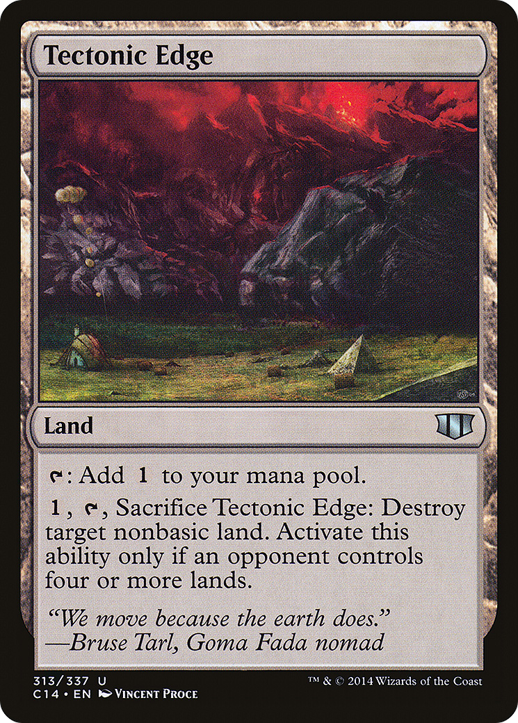 Image of Tectonic Edge (C14-313) - Commander 2014