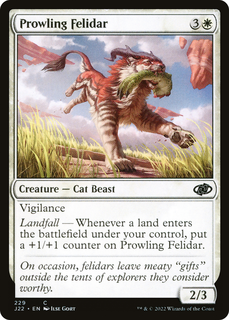 Image of Prowling Felidar (J22-229) - Jumpstart 2022