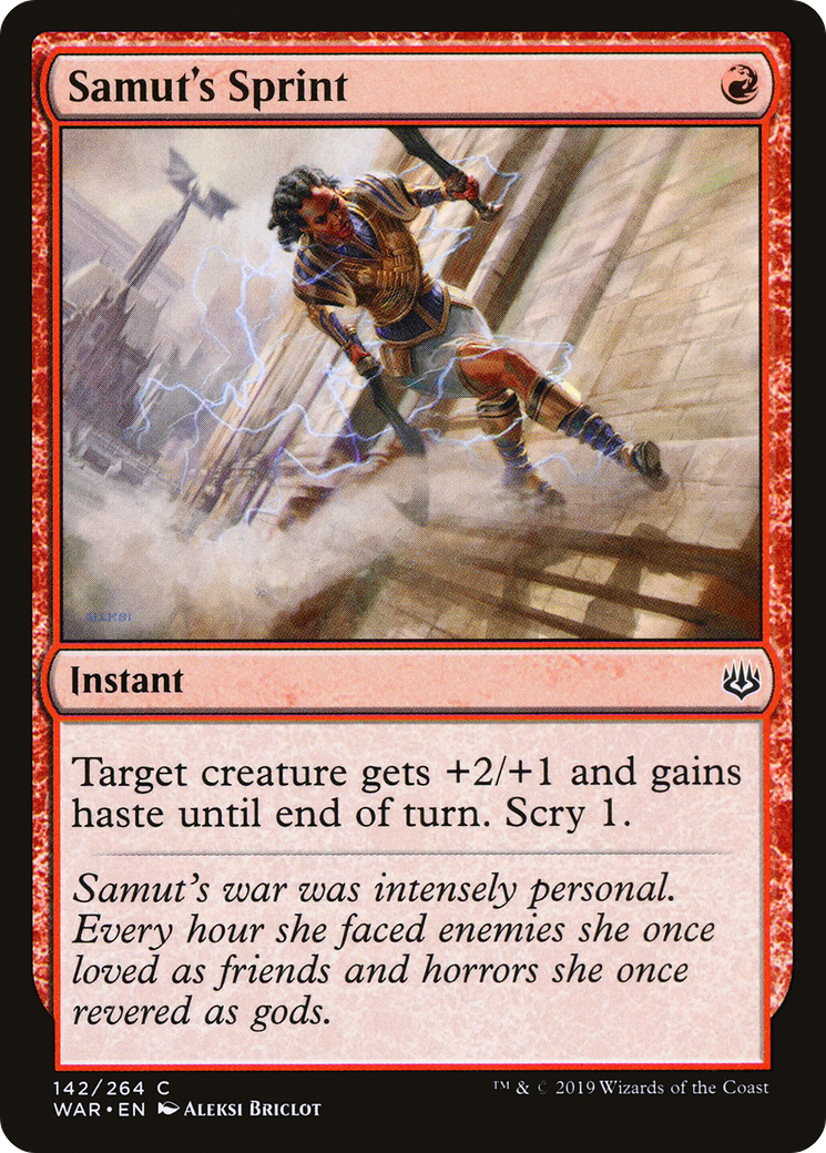 Image of Samut's Sprint (WAR-142) - War of the Spark Foil