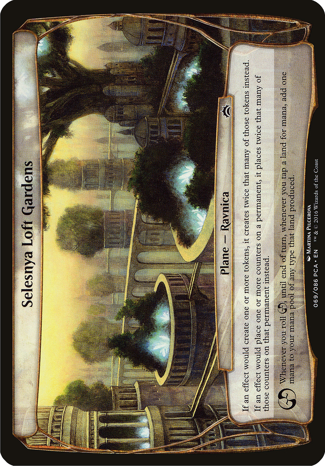 Image of Selesnya Loft Gardens (Planechase Anthology) (OVER-069) - Planechase Anthology Planes