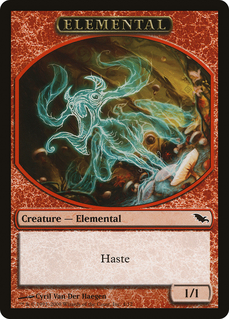 Image of Elemental Token (4) (SHM-004) - Shadowmoor Tokens