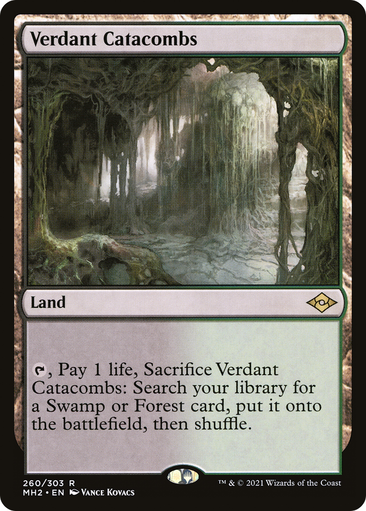 Image of Verdant Catacombs (MH2-260) - Modern Horizons 2 Foil