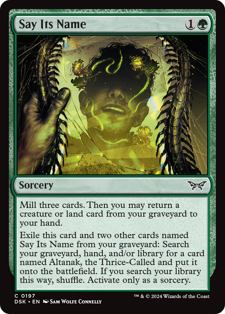 Image of Say Its Name (DSK-197) - Duskmourn: House of Horror Foil