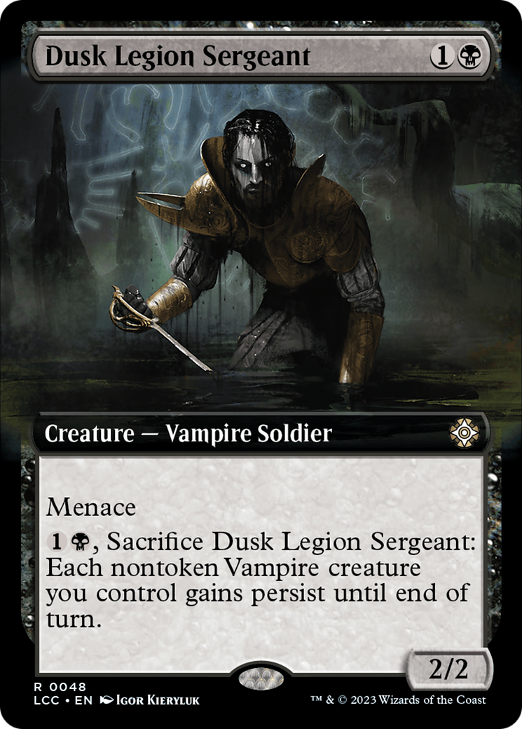 Image of Dusk Legion Sergeant (Extended Art) (LCC-048) - The Lost Caverns of Ixalan Commander: (Extended Art)