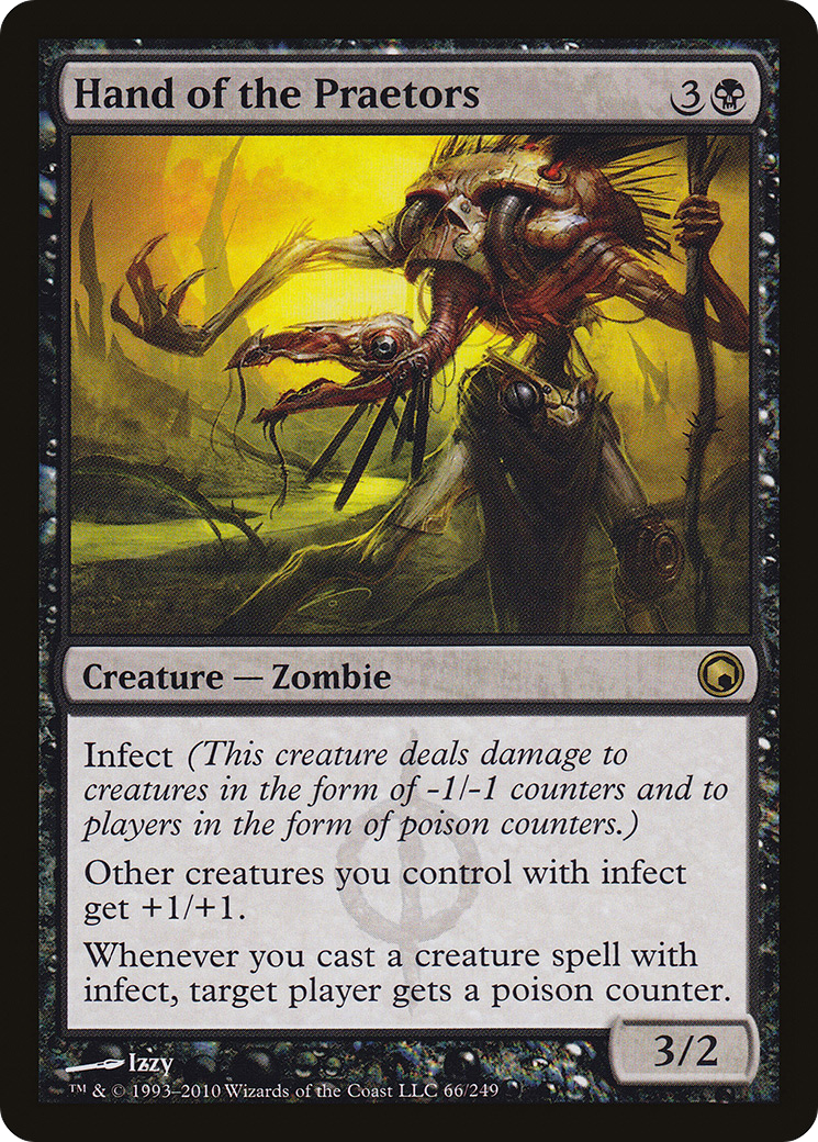 Image of Hand of the Praetors (SOM-066) - Scars of Mirrodin Foil