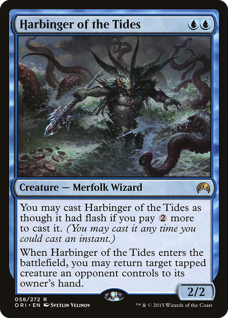 Image of Harbinger of the Tides (ORI-058) - Magic Origins Foil