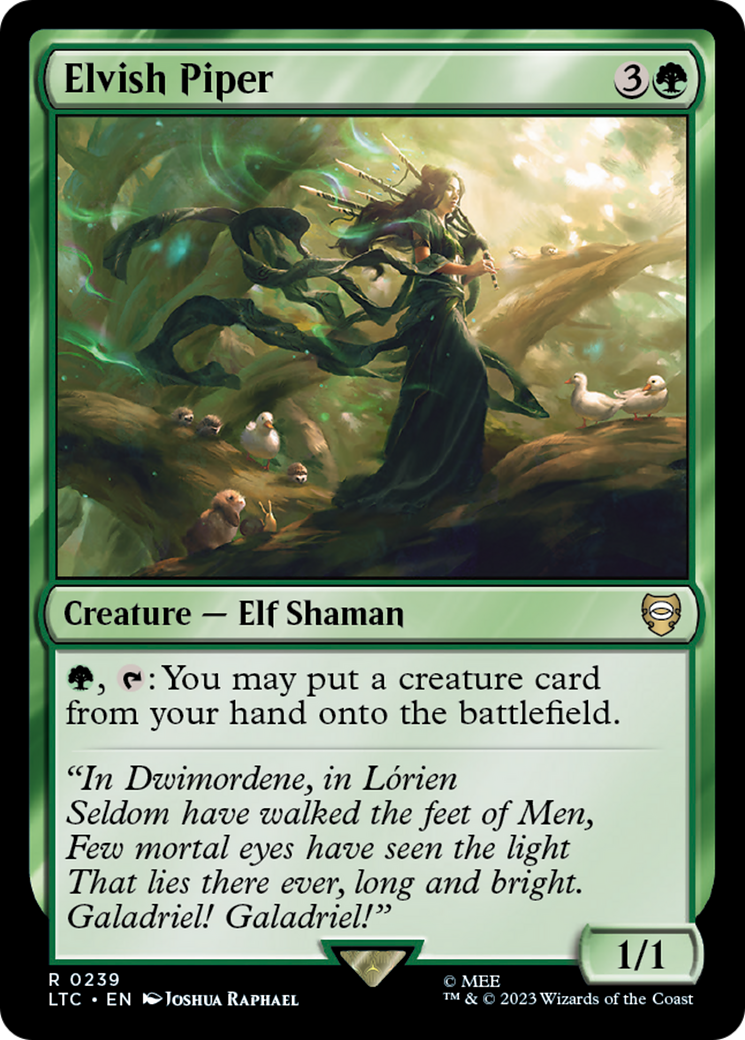 Image of Elvish Piper (LTC-239) - Tales of Middle-earth Commander