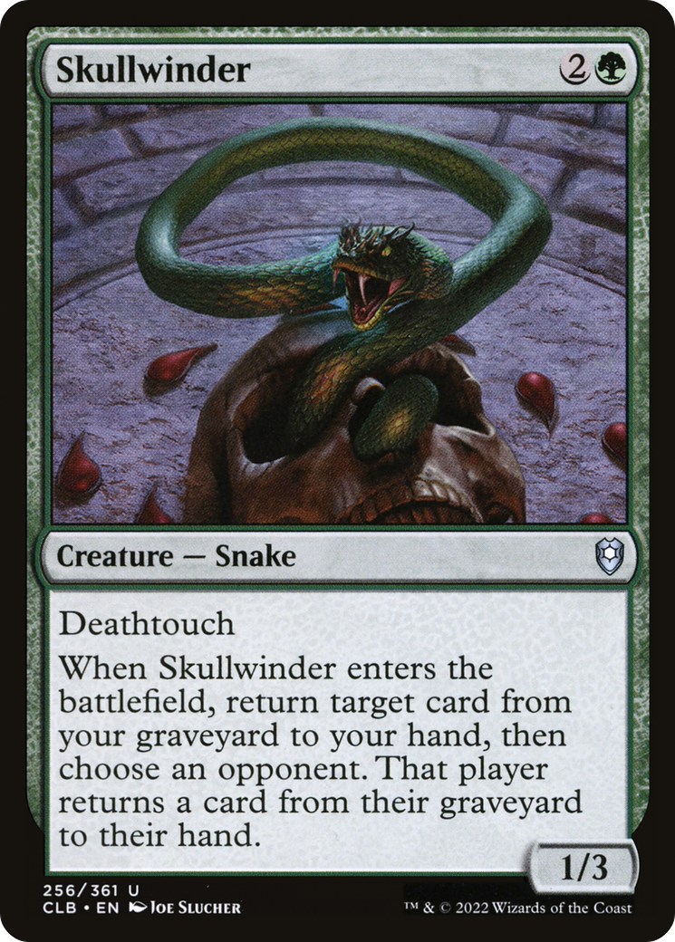 Image of Skullwinder (CLB-256) - Commander Legends: Battle for Baldur's Gate Foil