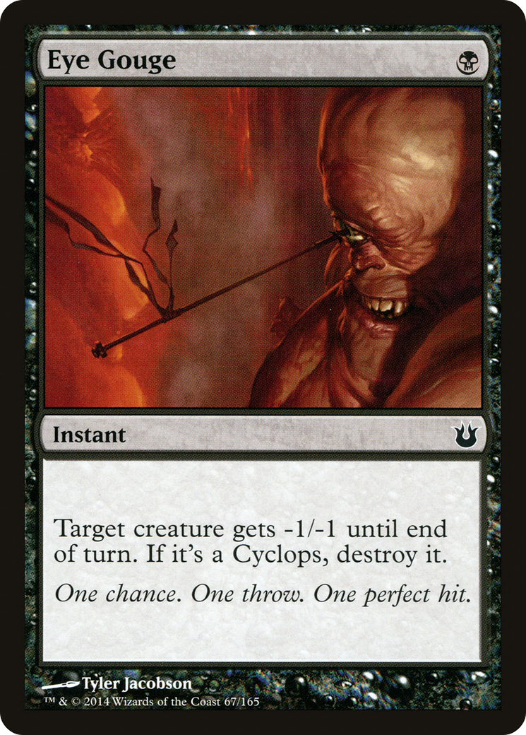 Image of Eye Gouge (BNG-067) - Born of the Gods Foil