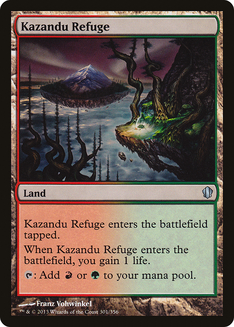 Image of Kazandu Refuge (C13-301) - Commander 2013