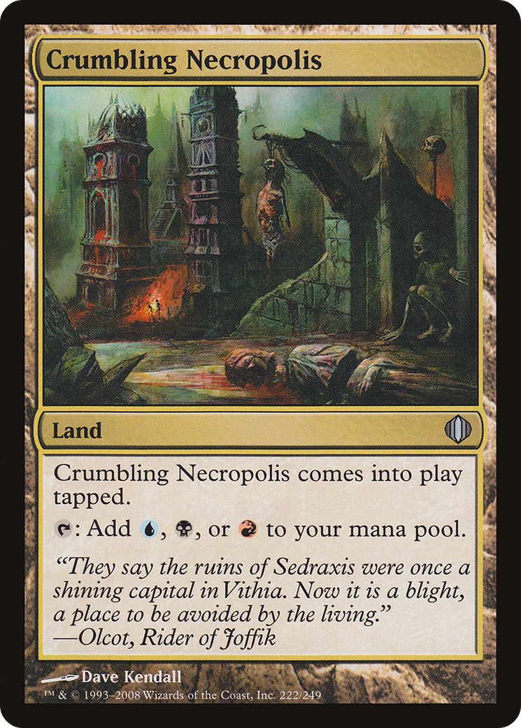 Image of Crumbling Necropolis (ALA-222) - Shards of Alara Foil