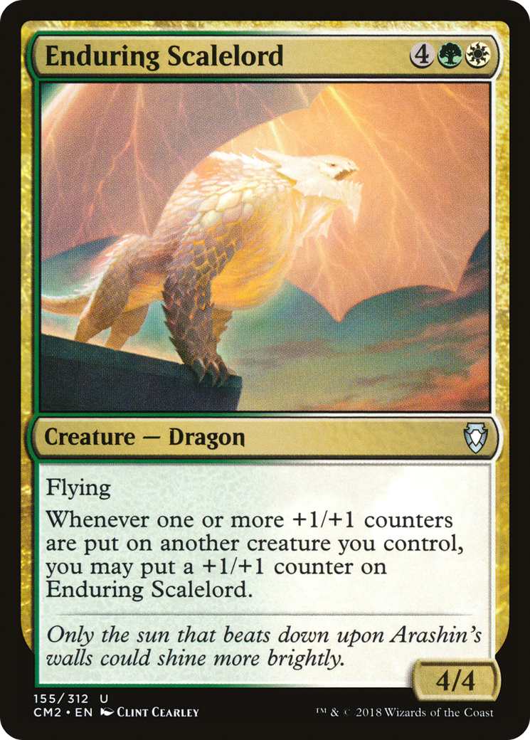 Image of Enduring Scalelord (CM2-155) - Commander Anthology Volume II